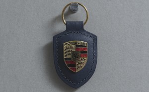 Porsche Key tag Crest Blue