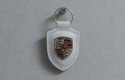 Porsche Key tag Crest White